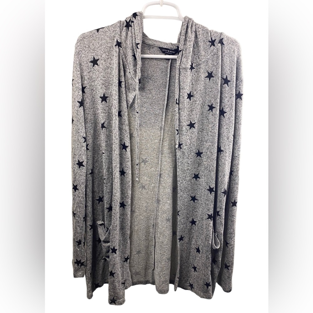 Lucky brand sweater with hood